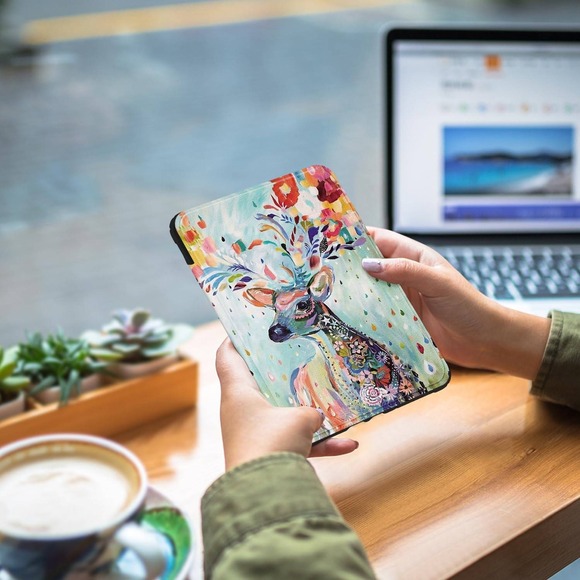 Compatible with 7" Kindle Paperwhite 12 Gen Colorsoft Deer Case (5623) - Picture 6 of 9